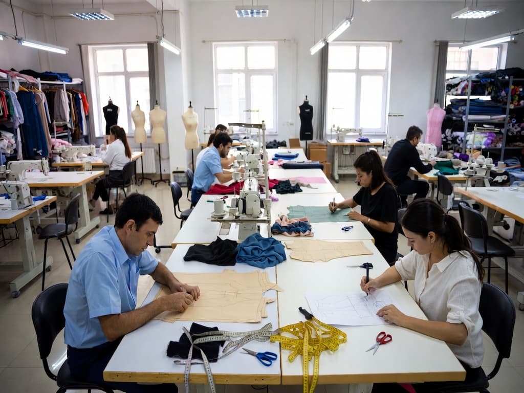 Textile sample development and prototyping process